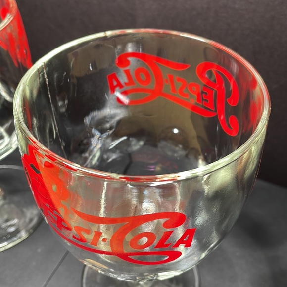 Vintage Pepsi-Cola Goblets - Picture 7 of 14